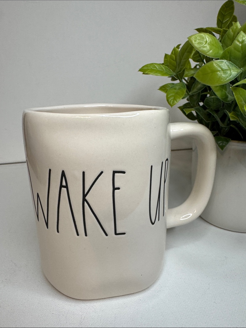 Rae Dunn WAKE UP Coffee Mug